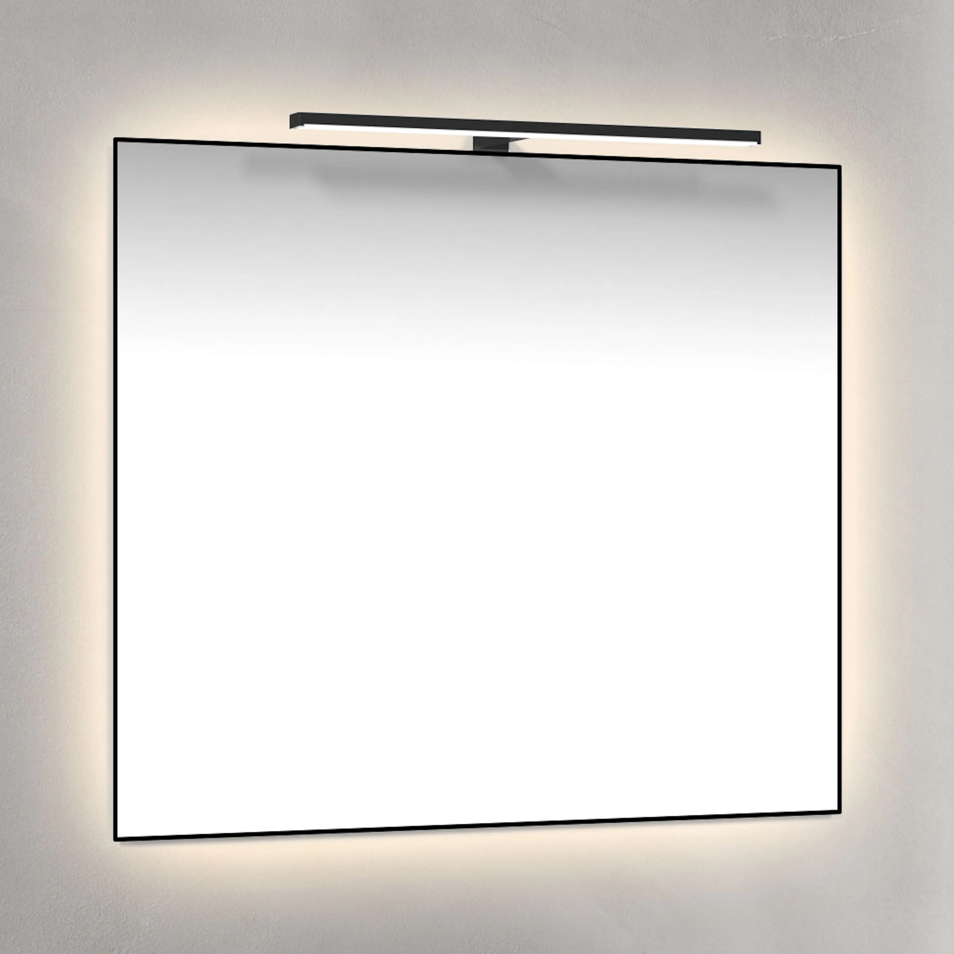 Speil Macro Design Crown Ambilight T-belysning med Ramme