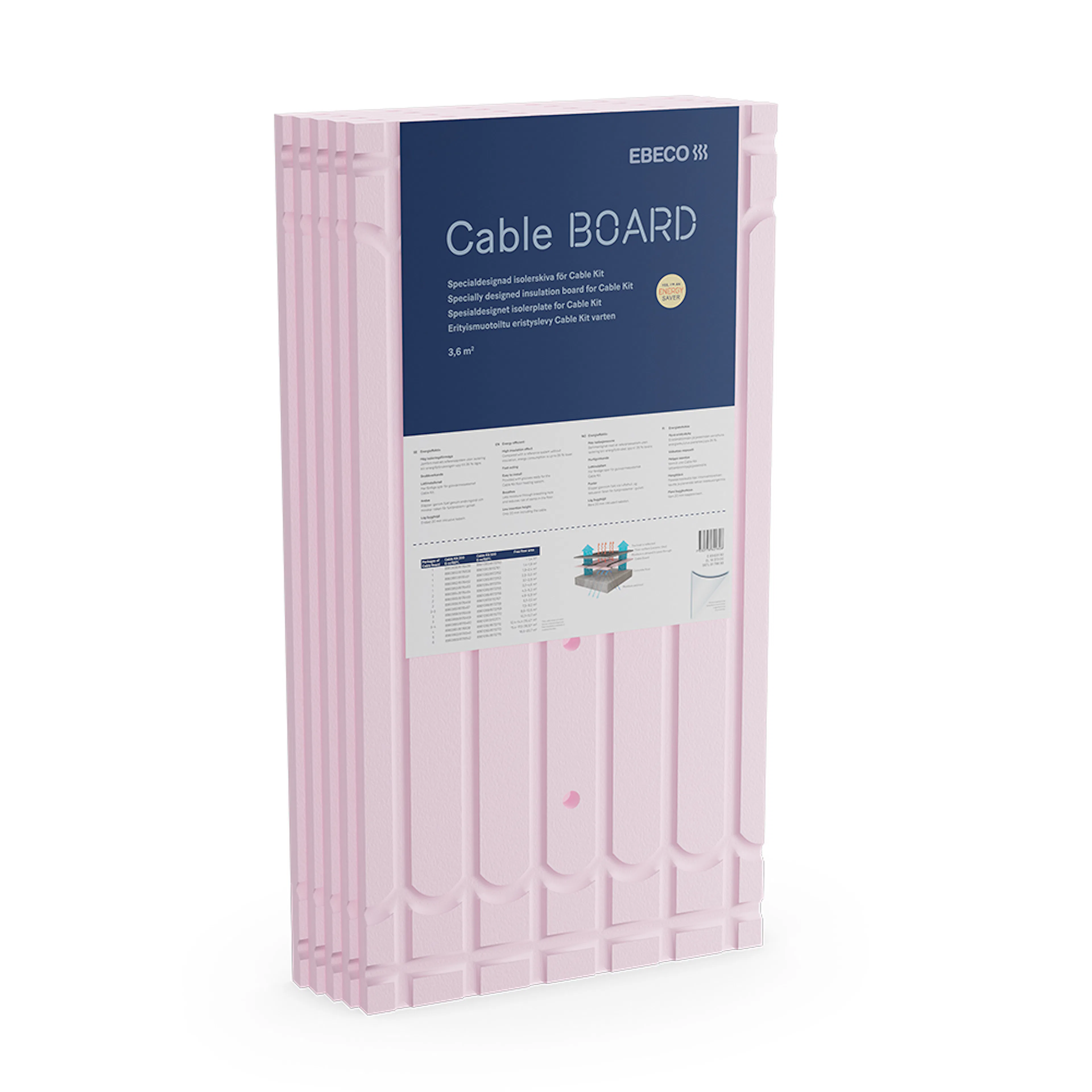 Isolasjonsplate Ebeco Cable Board