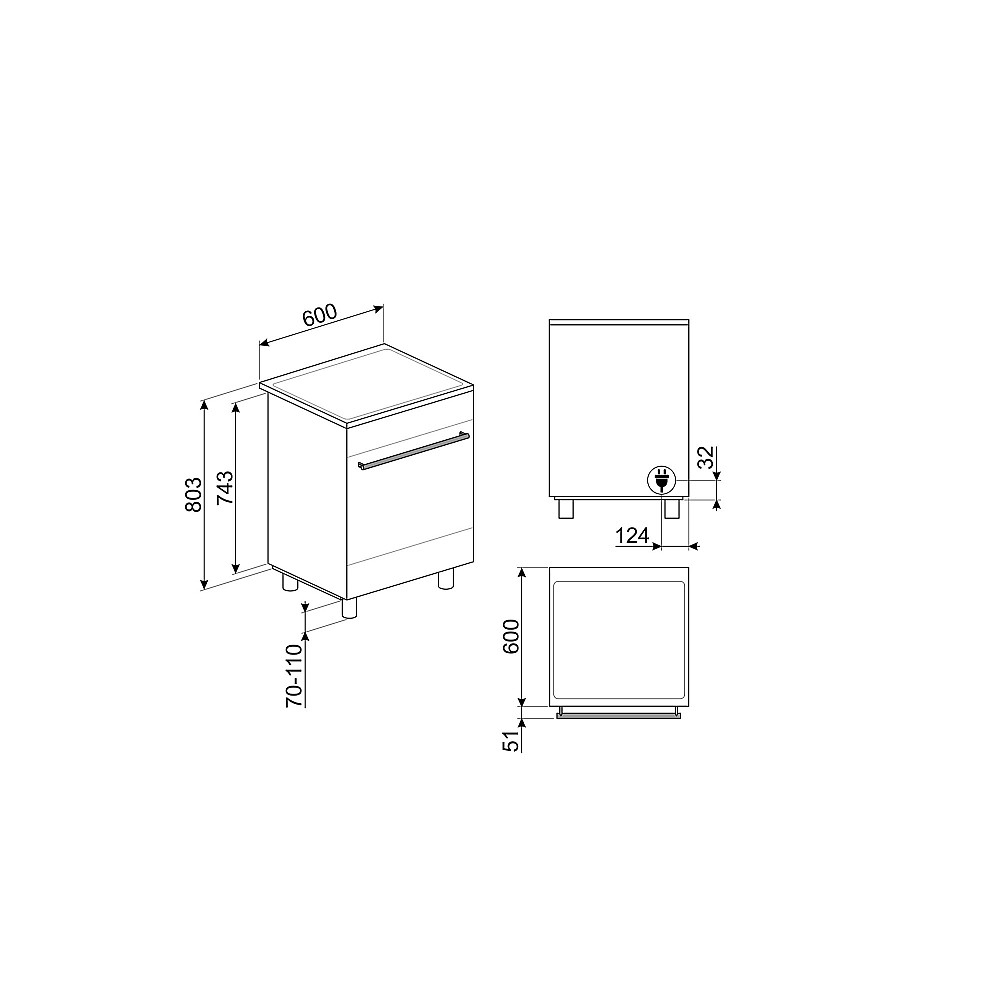 Induksjonsovn Smeg - C6IMWHM2