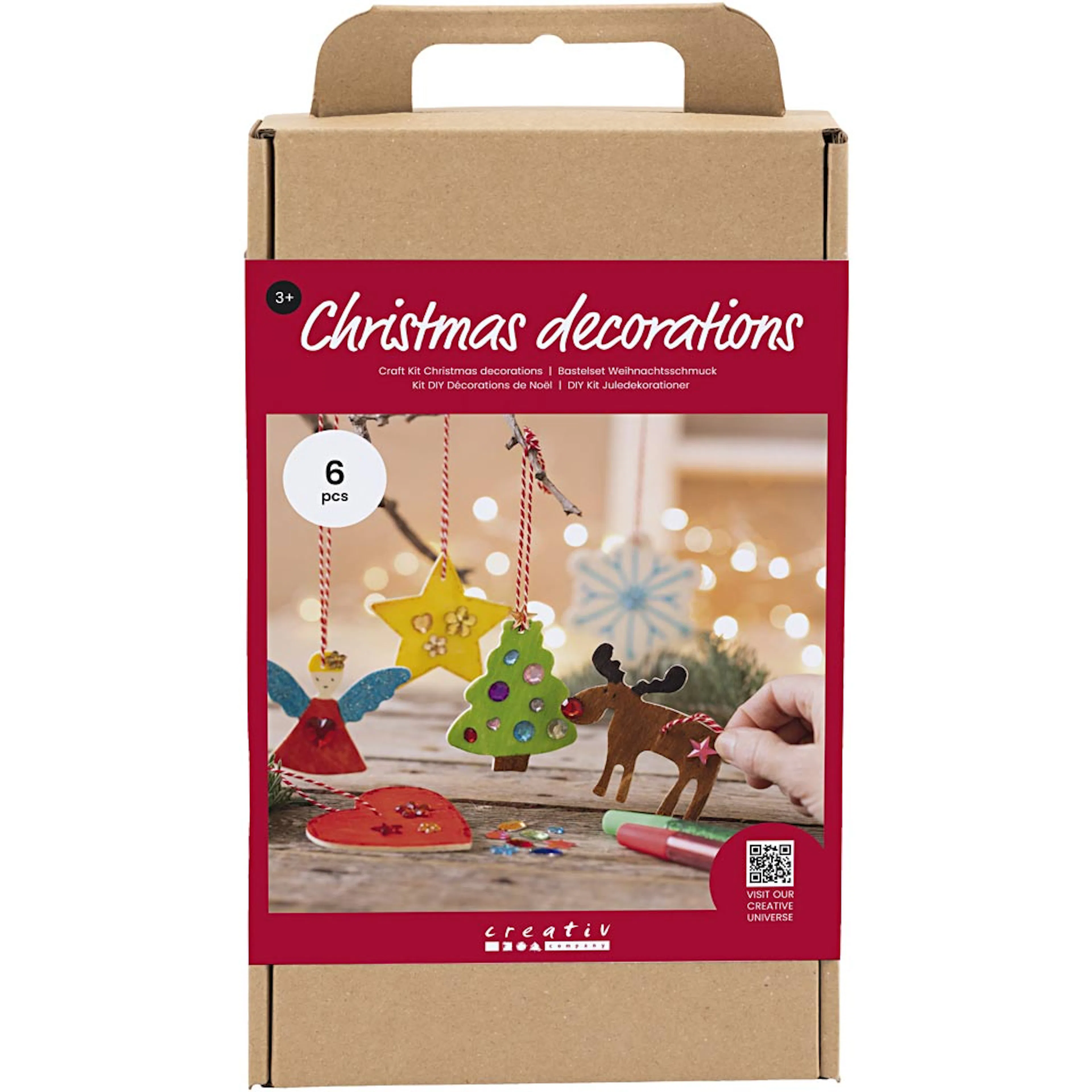 Juledekorasjoner Creativ Company DIY Kit Fargelegging