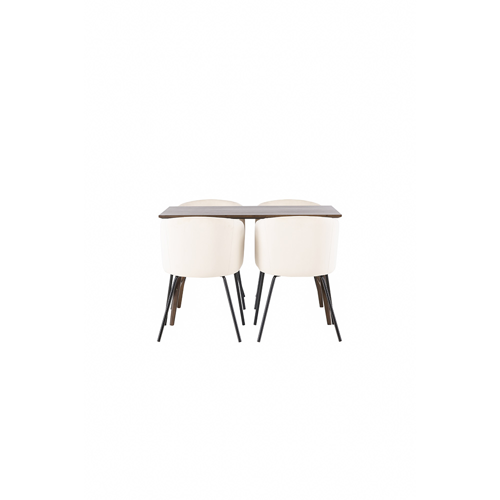 Spisegruppe Venture Home Kaseidon med 4 stk Berit Stoler