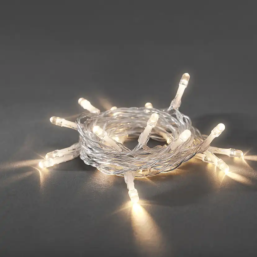 Lyslenke Gnosjö Konstsmide med Transparent kabel LED