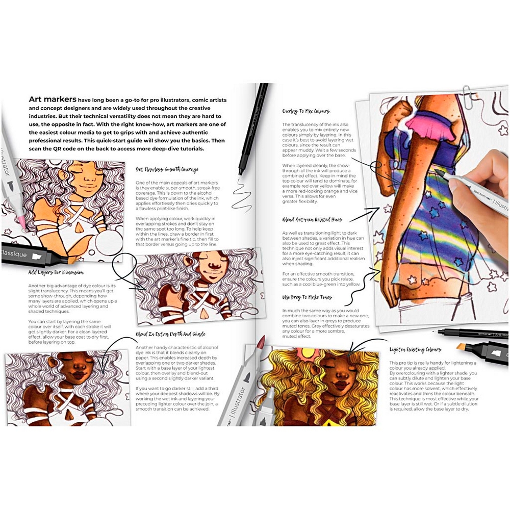 Hobbysett Creativ Company DIY Kit Illustrasjon Adventurous Colouring