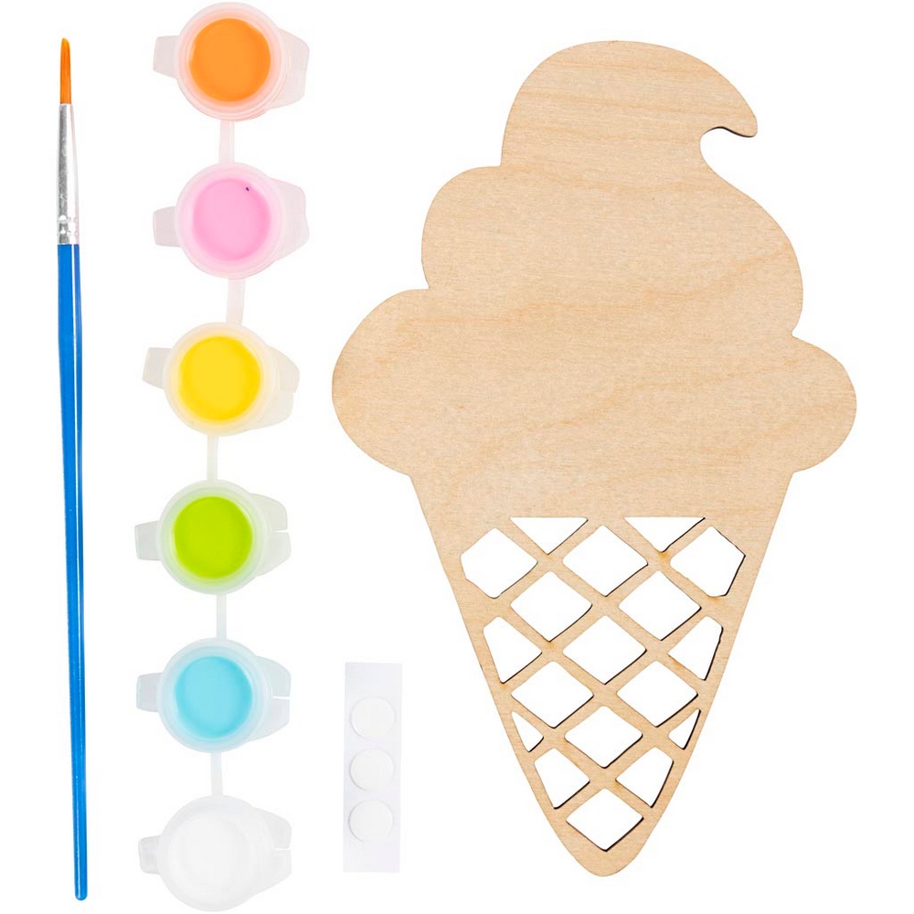 Hobbysett Creativ Company Mini DIY Kit Maling Iskrem-kremmerhus