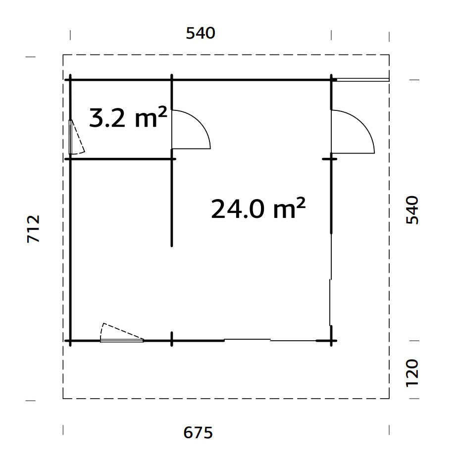 Gjestehytte Palmako Cecilia 27,2 M2