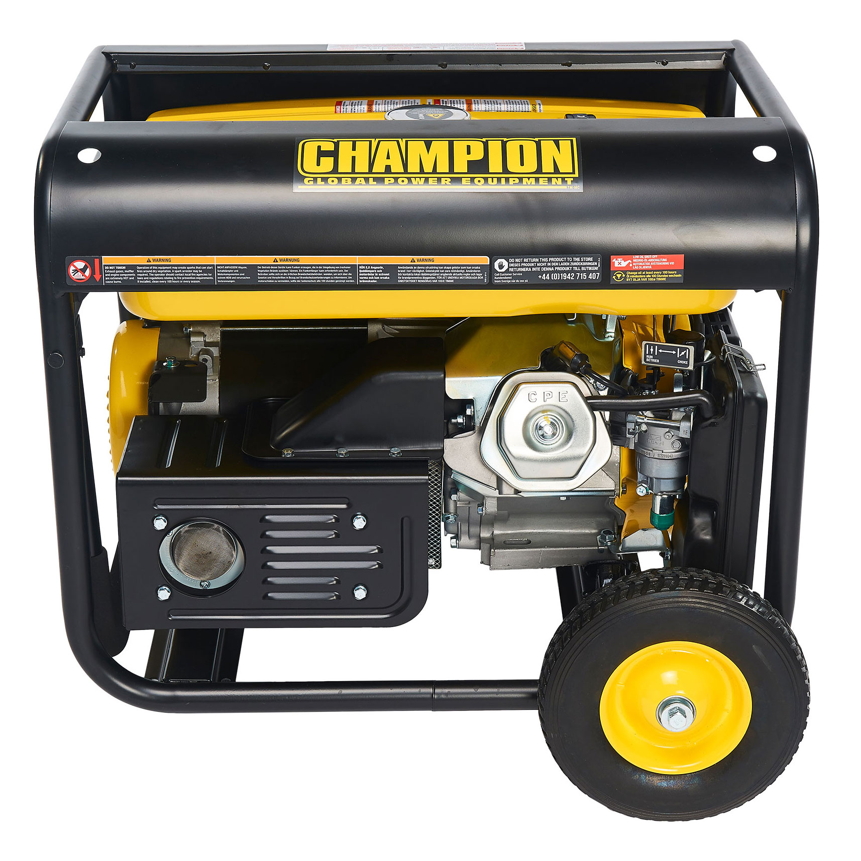 Strømaggregat Champion Generators CPG9000E2 8kW 1-fas Bensin med Fjernstart
