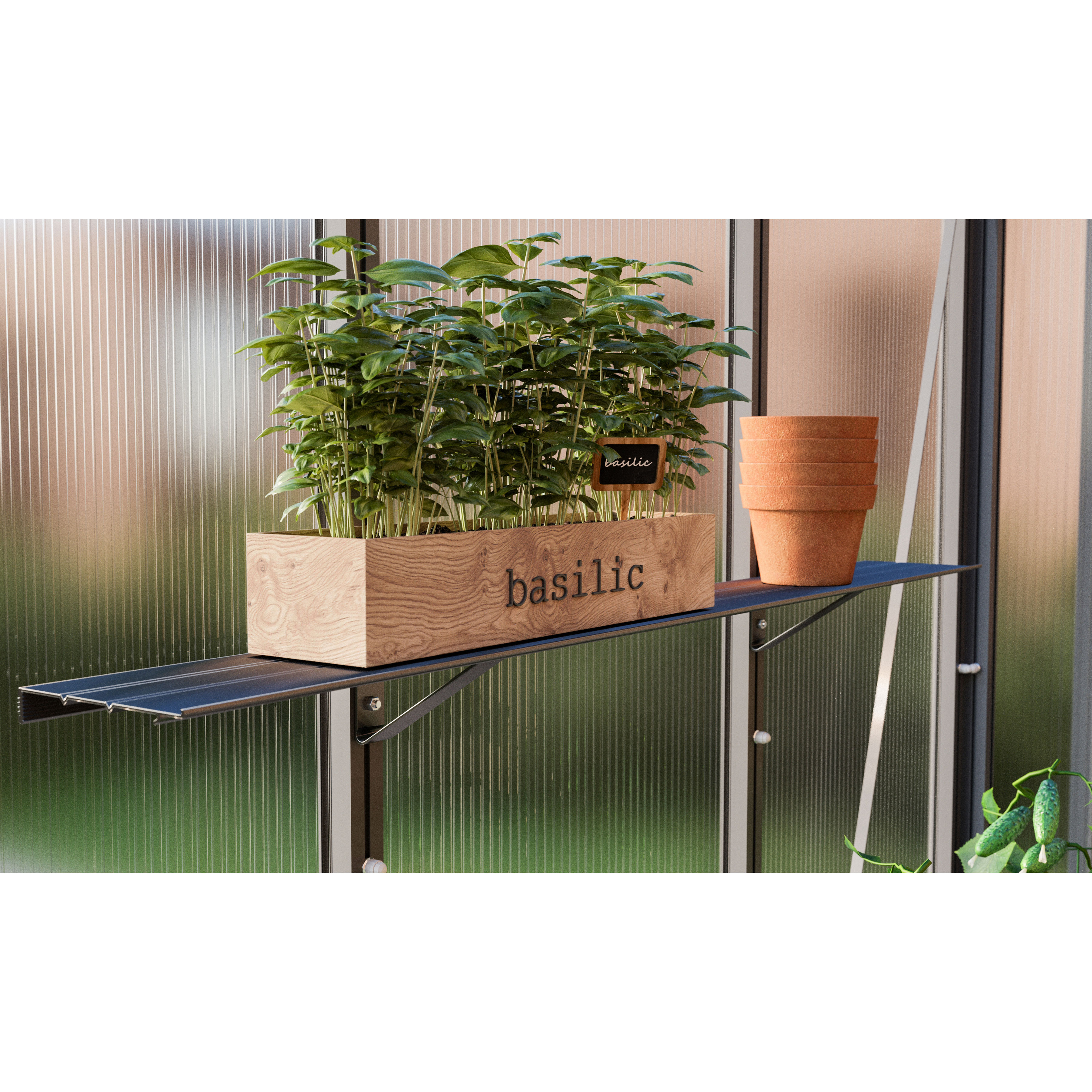 Aluminiumshylle Vitavia