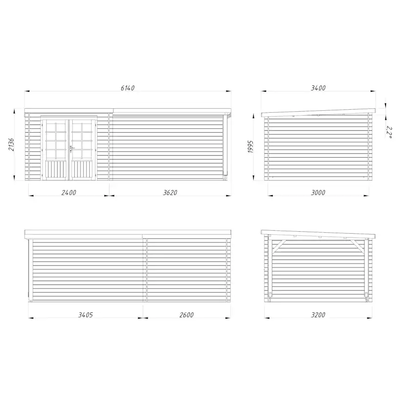 Hagestue Palmako Ella 16,9 m2