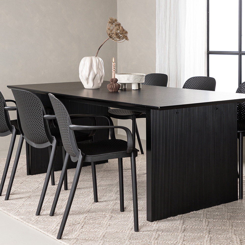 Spisegruppe Venture Home Vail med 6 Baltimore Stoler