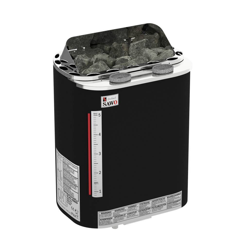 Elektrisk Badstuovn SAWO Combi Scandia NS Fiberbelagd med Ånggenerator 3P-1P