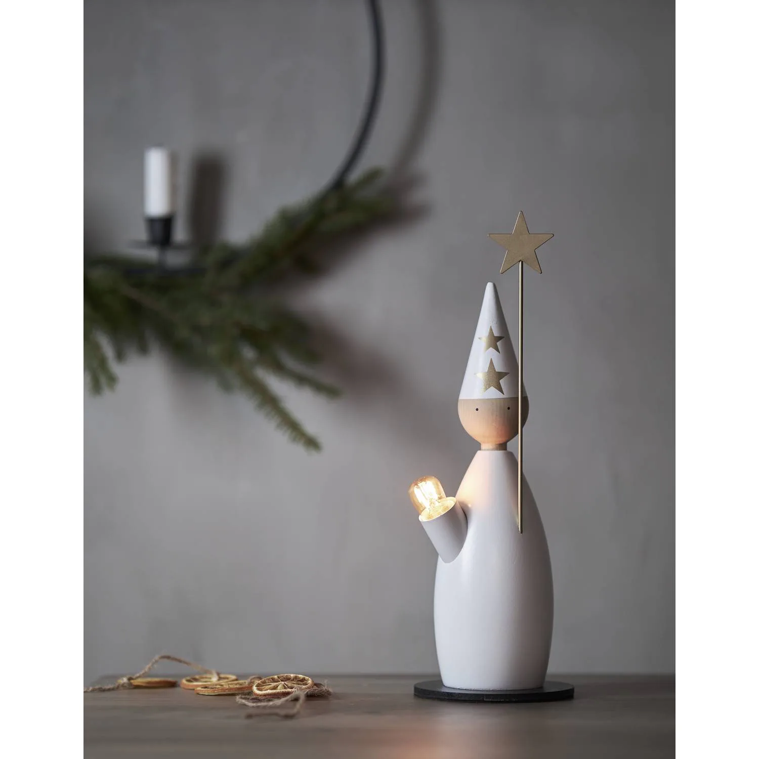 Adventstake Star Trading Lucia Classic Stjernegutt