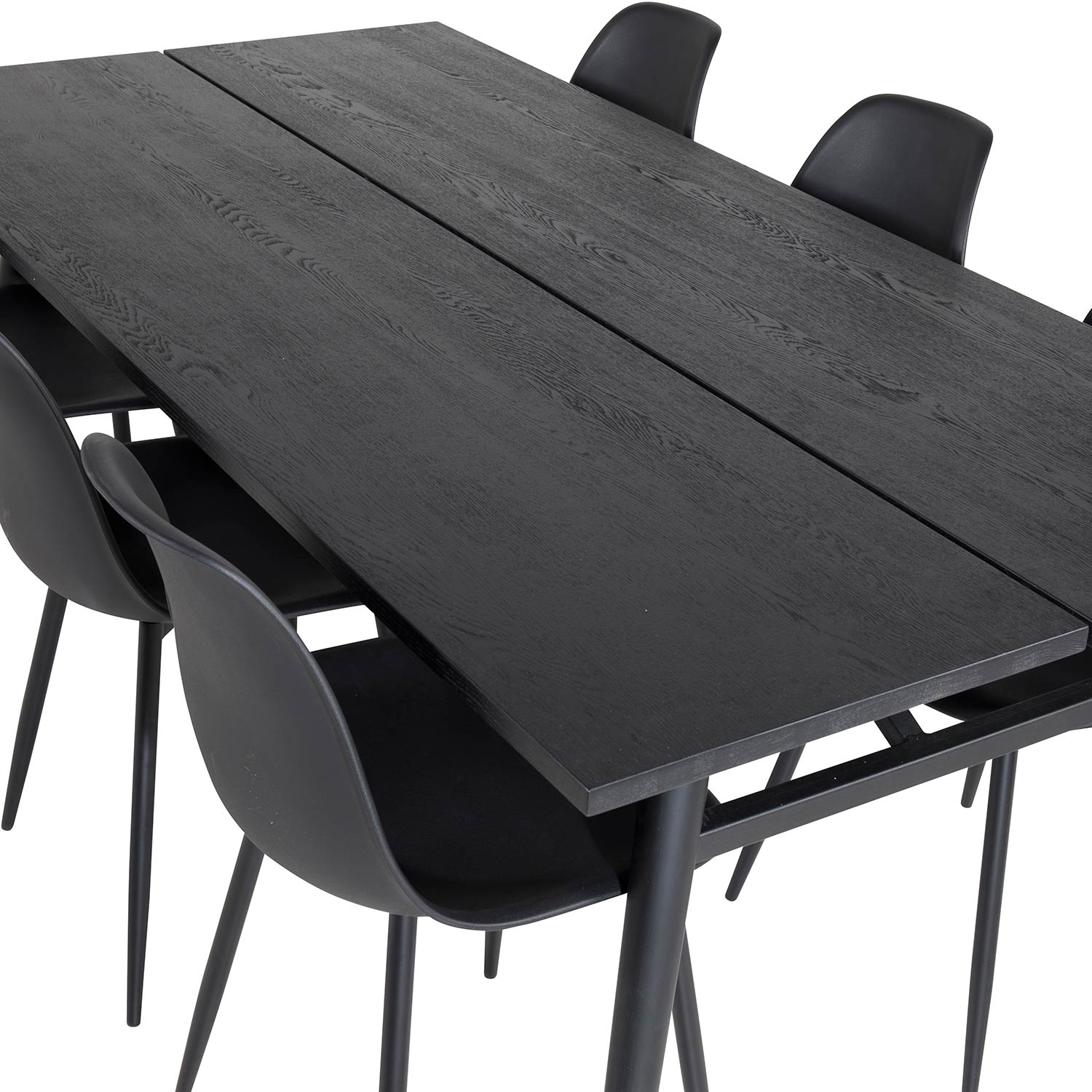 Spisegruppe Venture Home Salt med 6 Pop Stoler