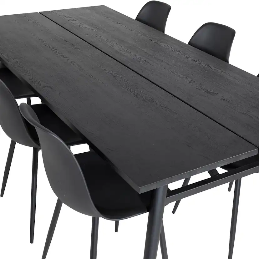 Spisegruppe Venture Home Salt med 6 Pop Stoler