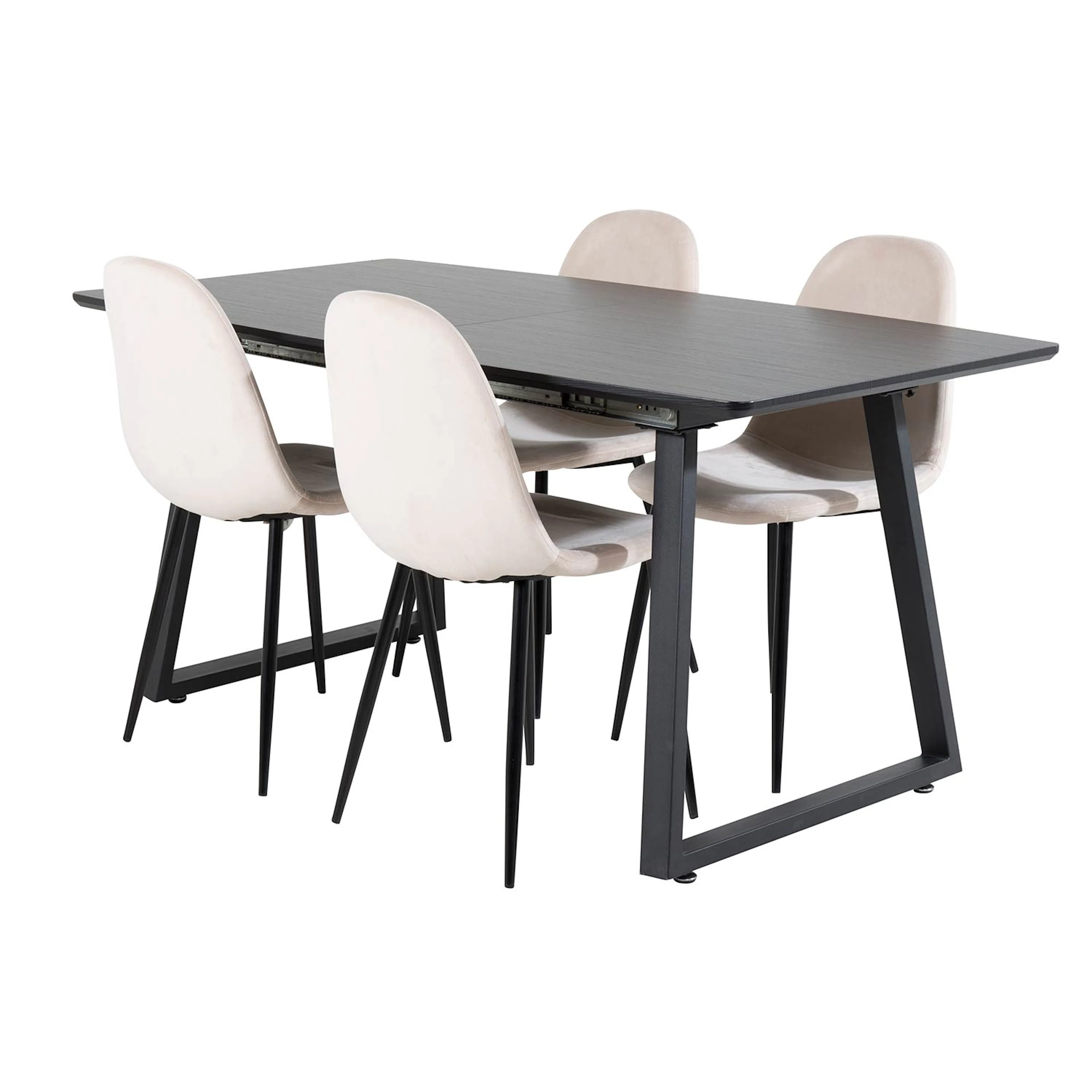 Svart/Beige