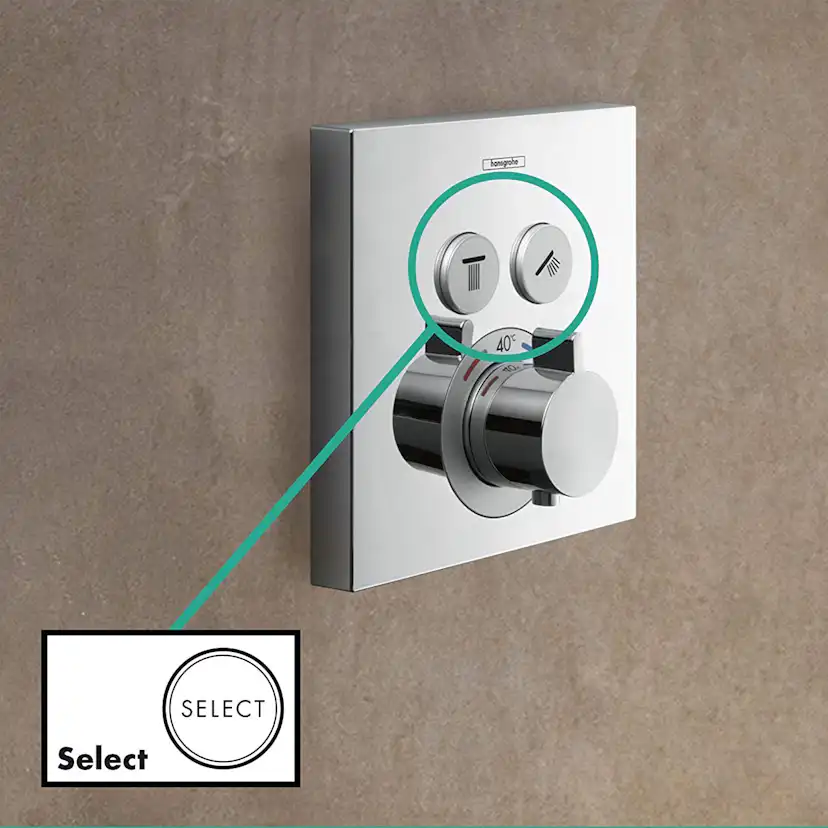 Takdusjsett Hansgrohe Raindance E 300 ShowerSelect Square 1jet