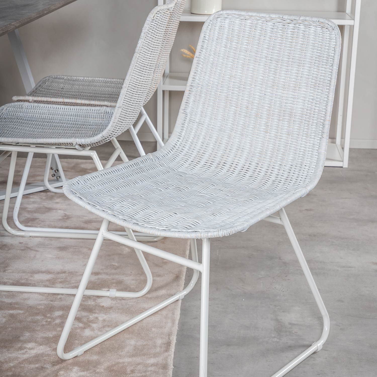 Spisegruppe Venture Home Madde med 6 Cornelia Stoler