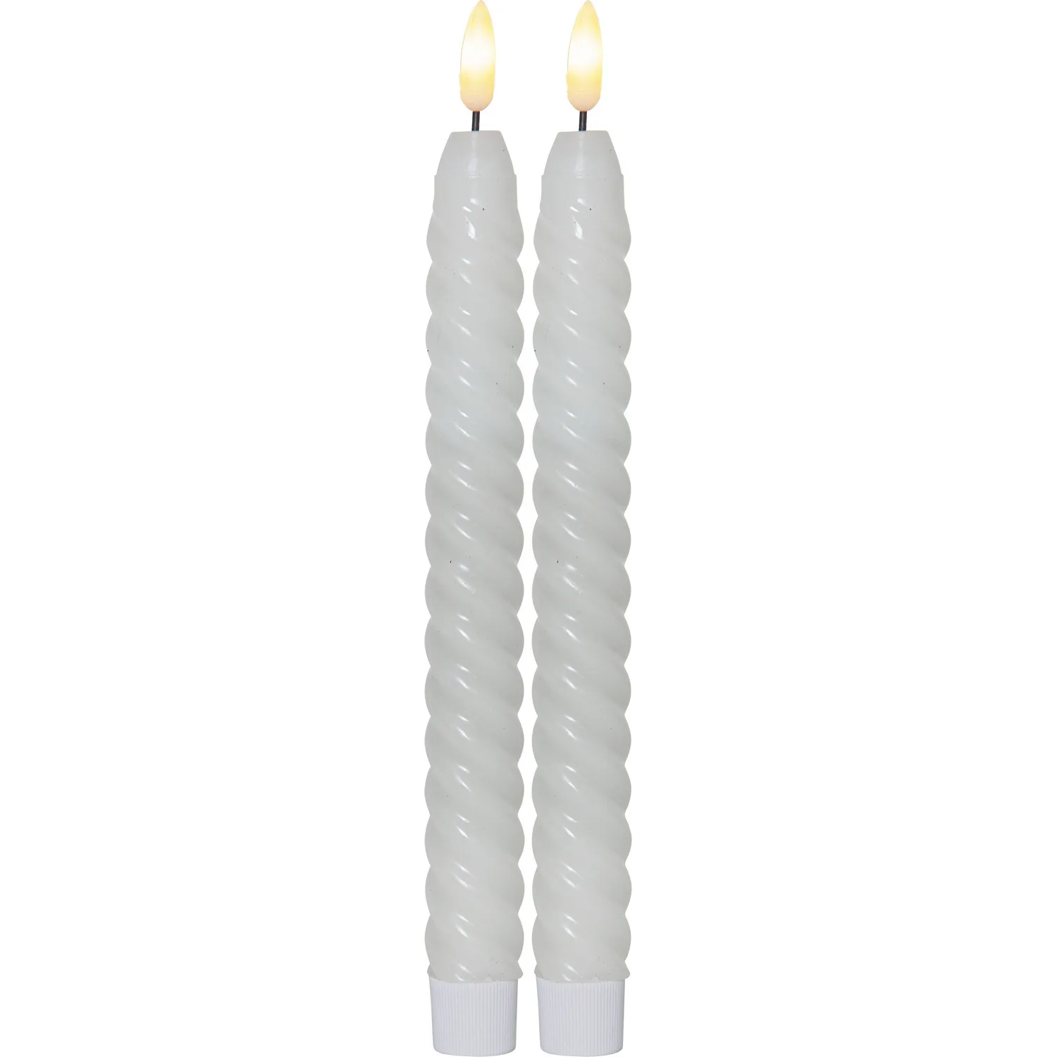 Antikklys Star Trading Flamme Swirl LED 2-pk