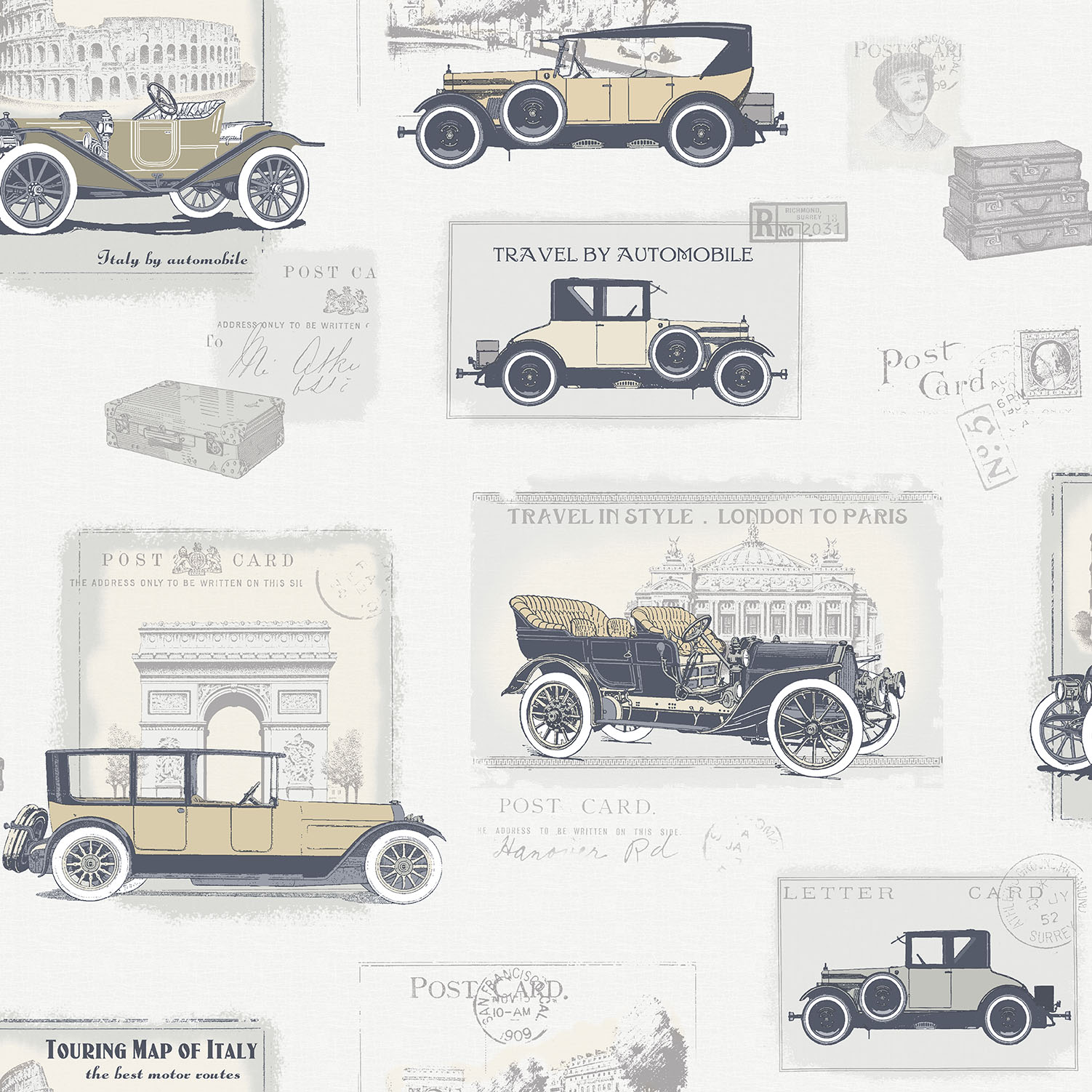 Tapet Galerie Wallcoverings Cars G56136 | golv - tapeter - monstrad-tapet | KakelKungen