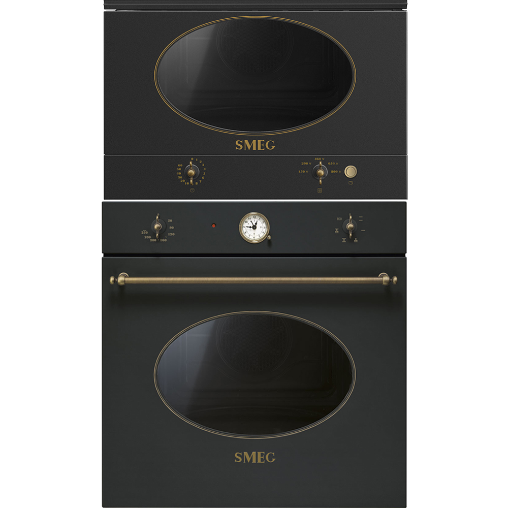 Ovn- og Mikrobølgepakke Smeg SF800AO + MP822NAO