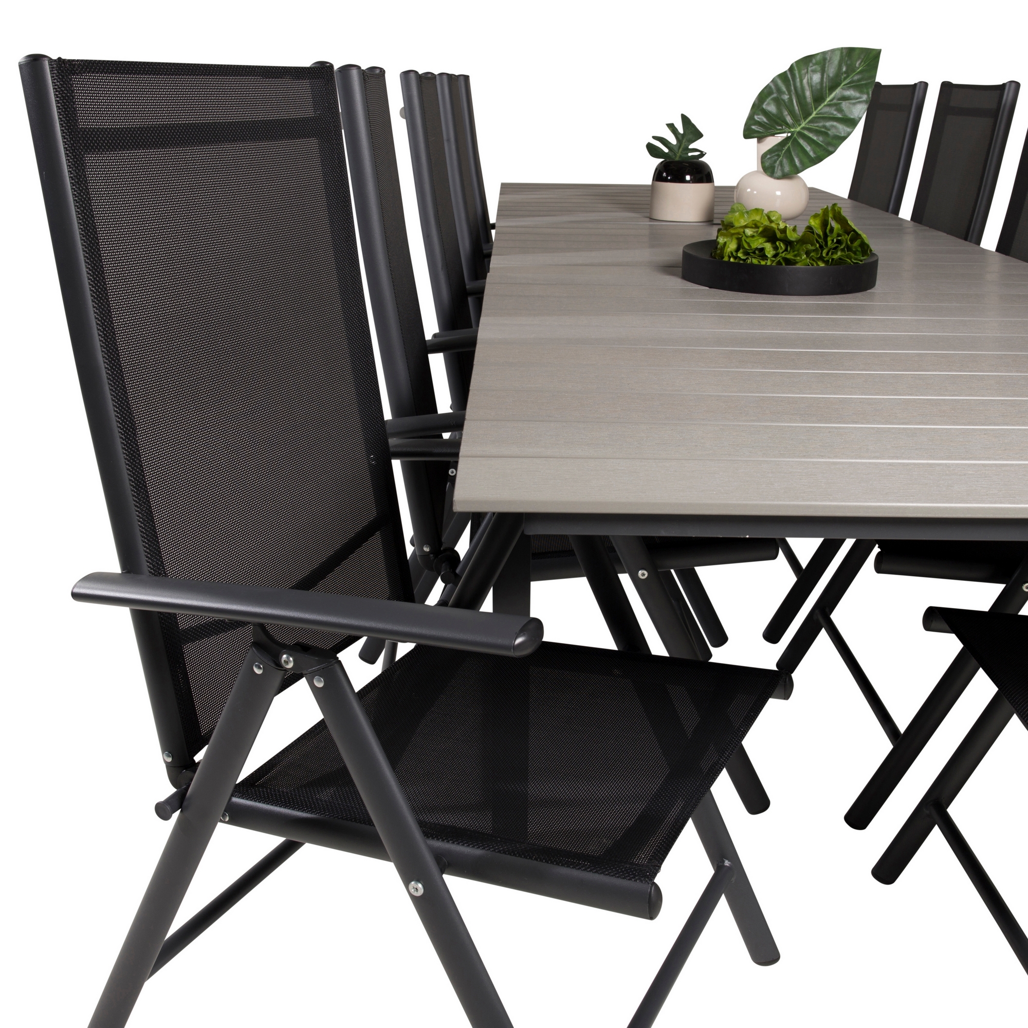 Spisegruppe Venture Home Lova 224/324 med 10 Bront Stoler