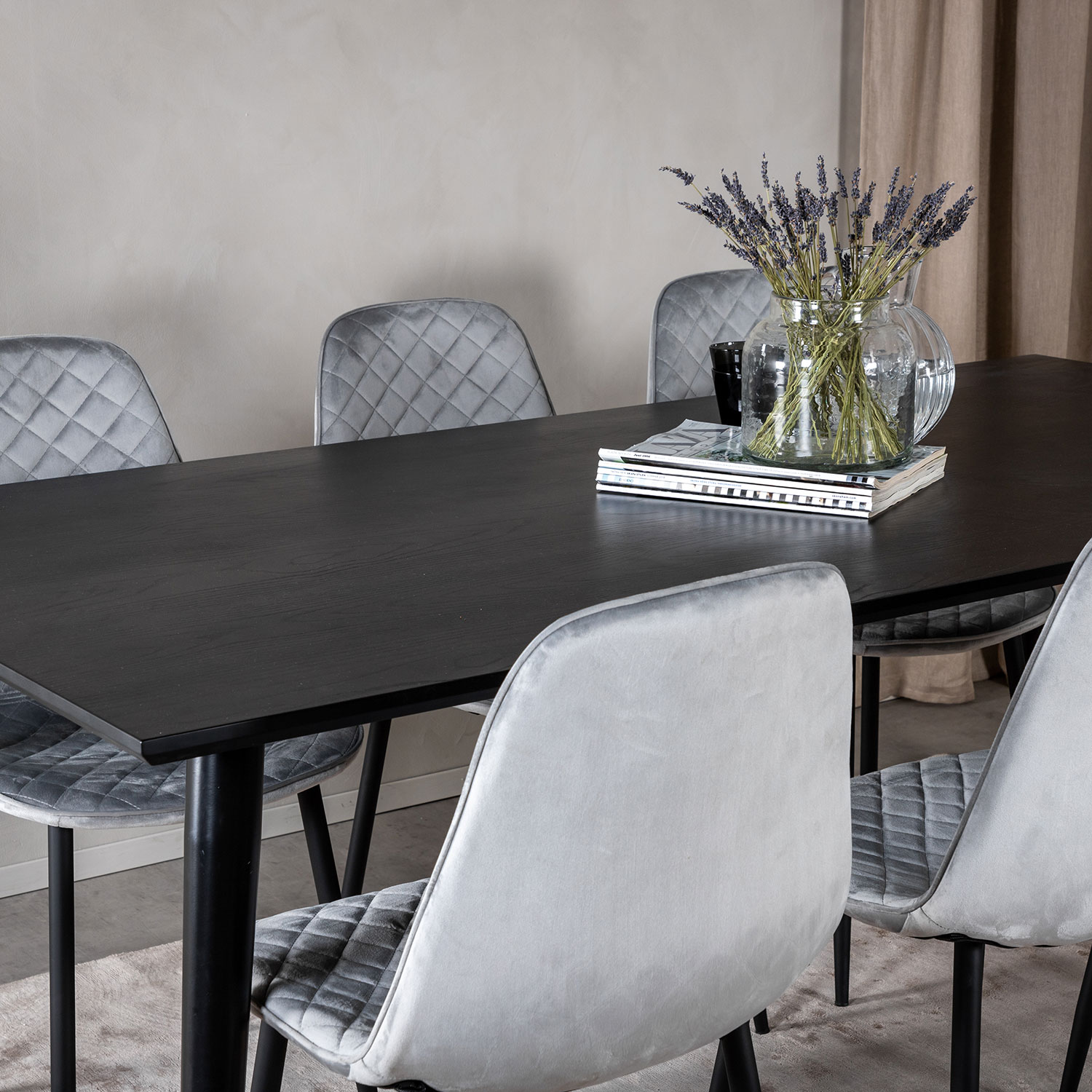 Spisegruppe Venture Home Dipp med 6 Polar Diamond Stoler