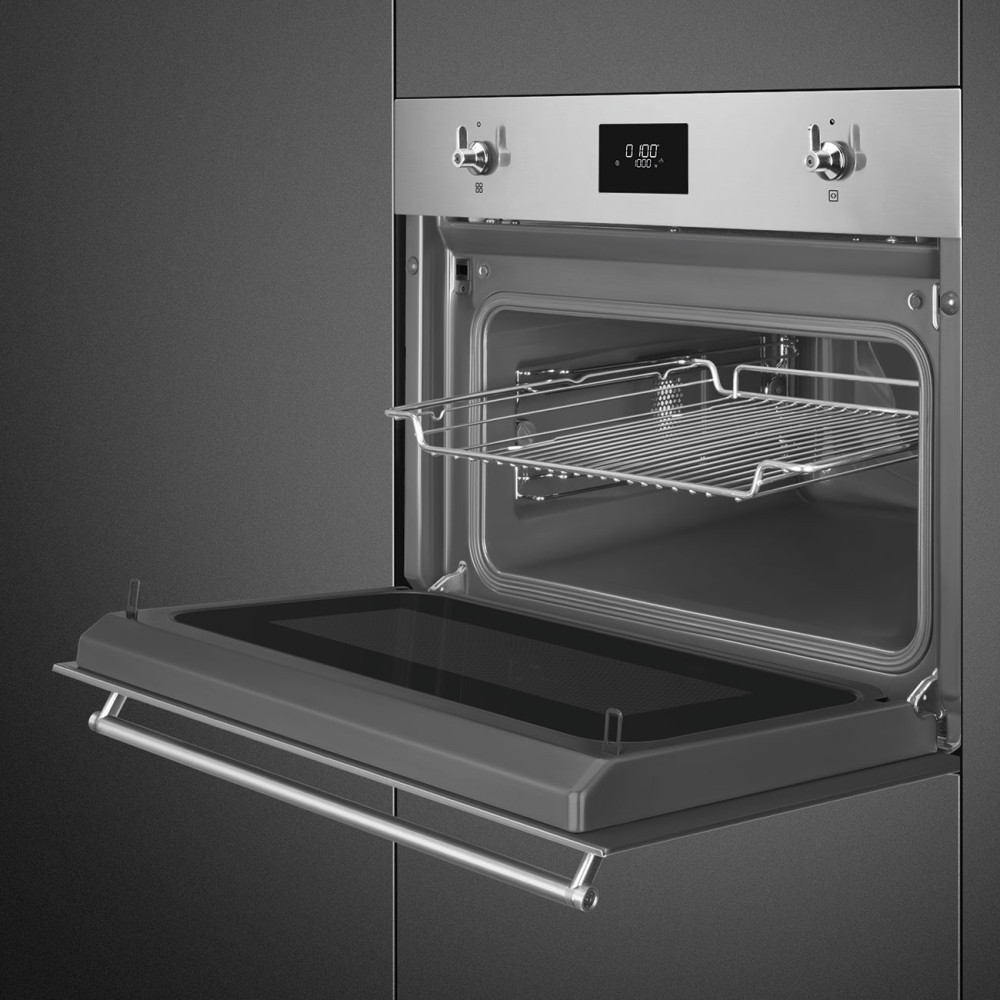 Mikrobølgeovn Med Grill Smeg SO4301M0X
