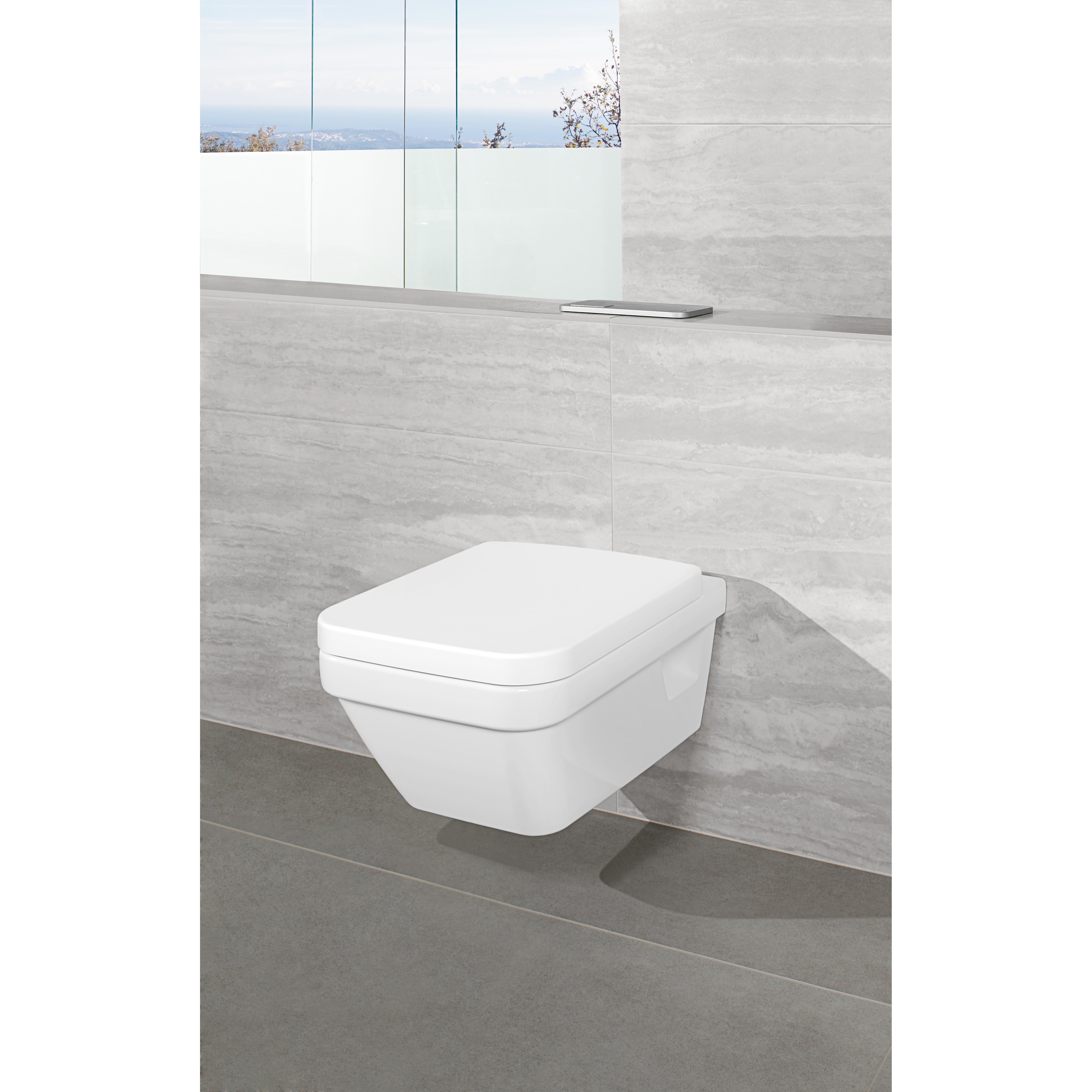 Vägghängd Toalettstol Villeroy & Boch Architectura Kvadratisk