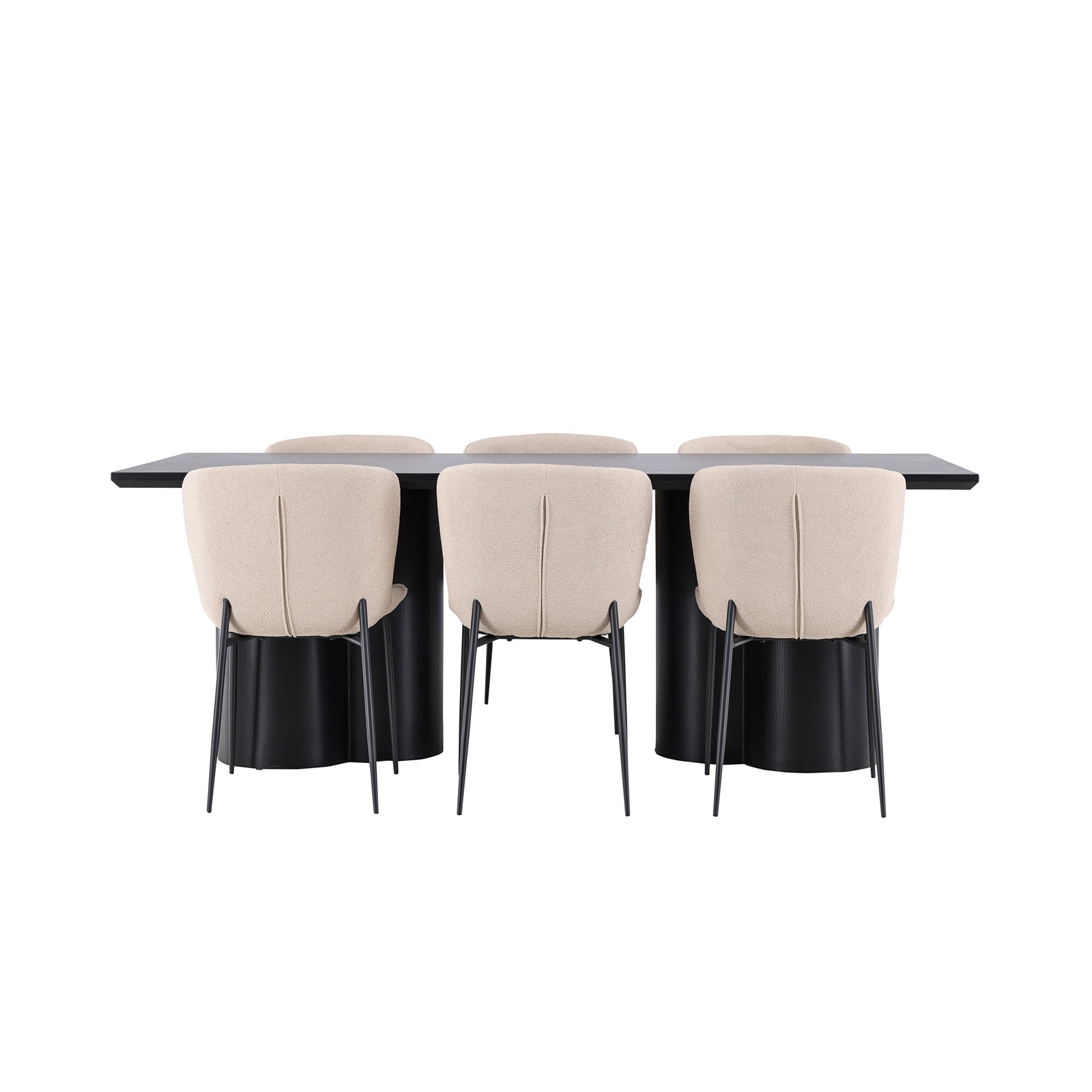 Spisegruppe Venture Home Olivia 210 med 6 stk Modesto Stoler