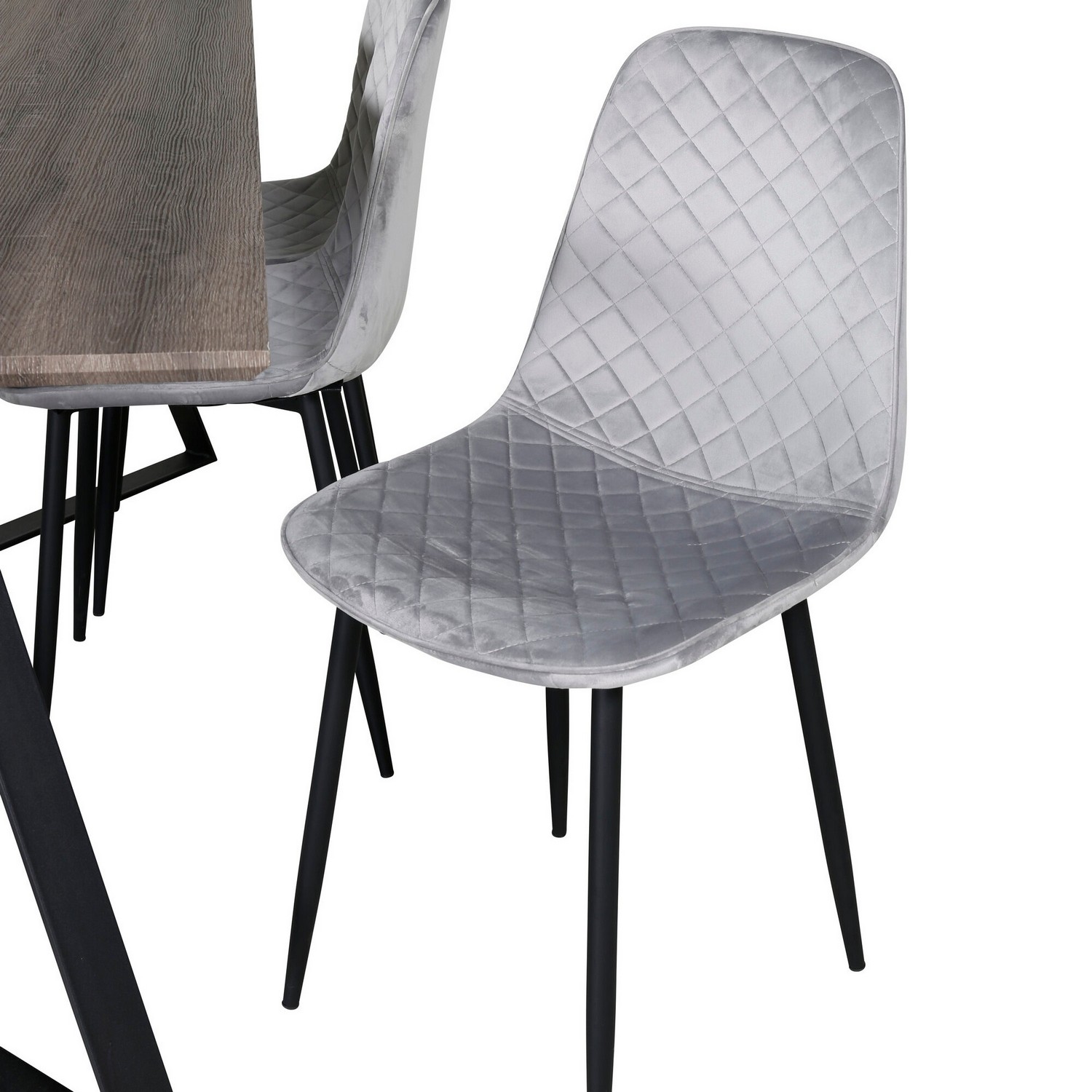 Spisegruppe Venture Home Madde med 6 Phoi Stoler Fløyel