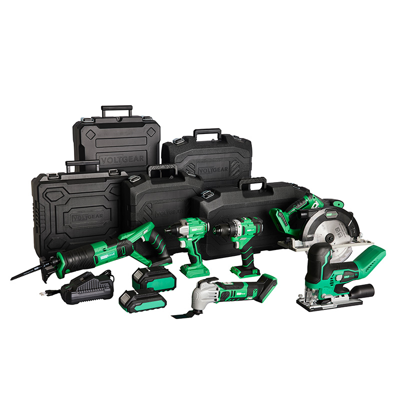 Verktøypakke Voltgear 9-Deler Plus 20V