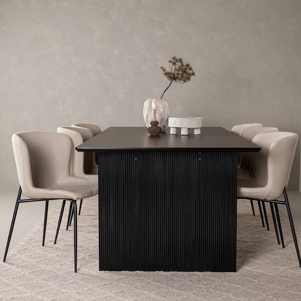 Spisegruppe Venture Home Vail med 6 Modesto Stoler