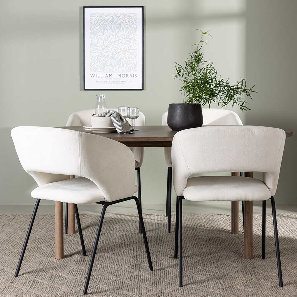 Spisegruppe Venture Home Andy med 4 stk Day Stoler