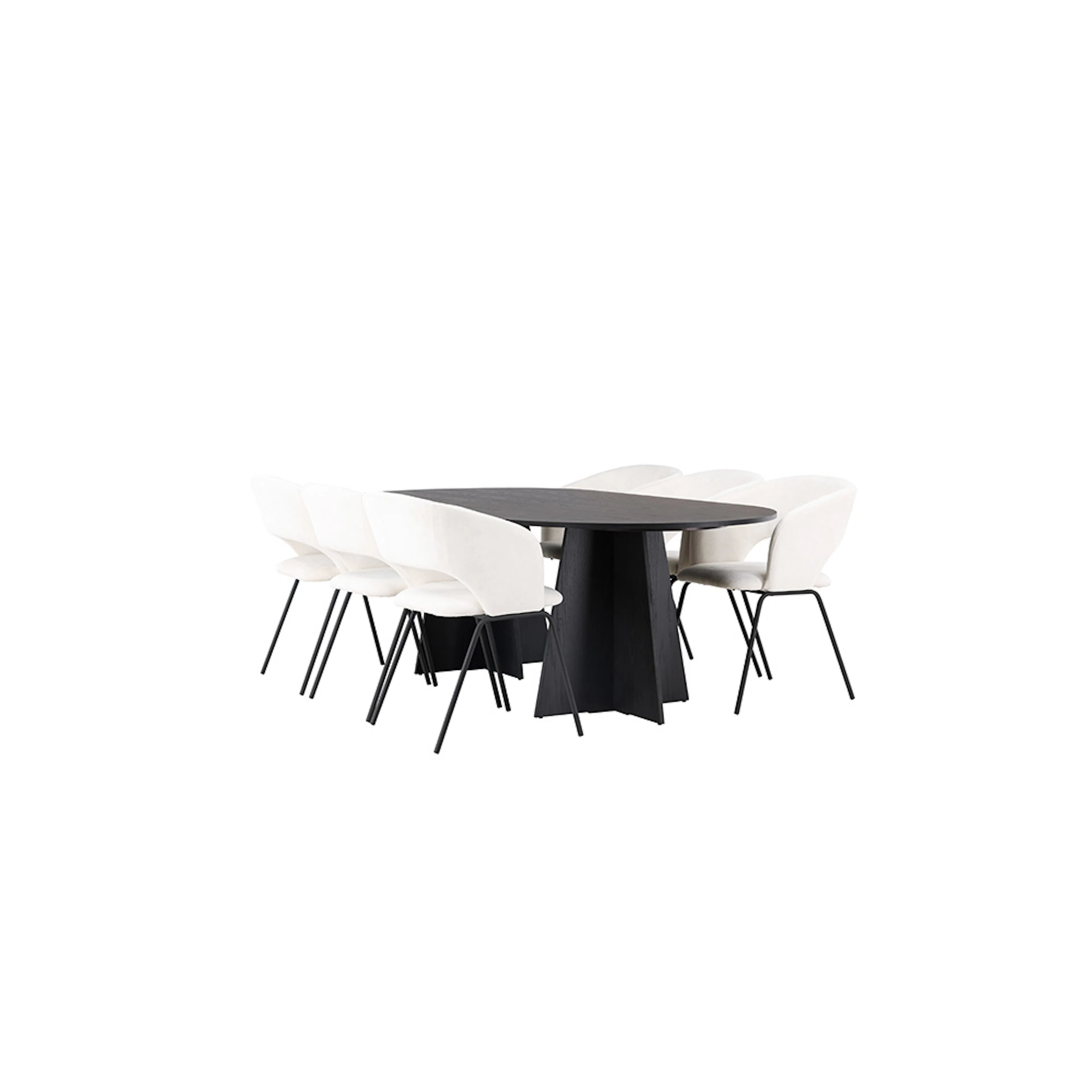 Spisegruppe Venture Home Bootcut med 6 stk Day Stoler