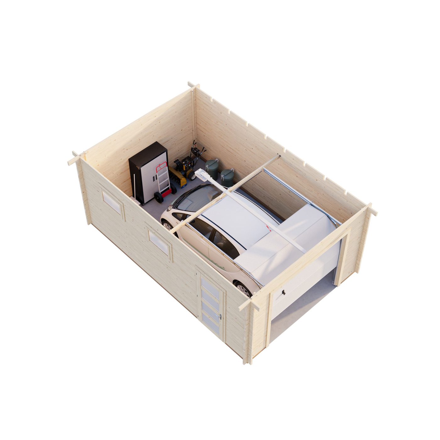 Garasje Palmako Rasmus 19 m2 med Leddport