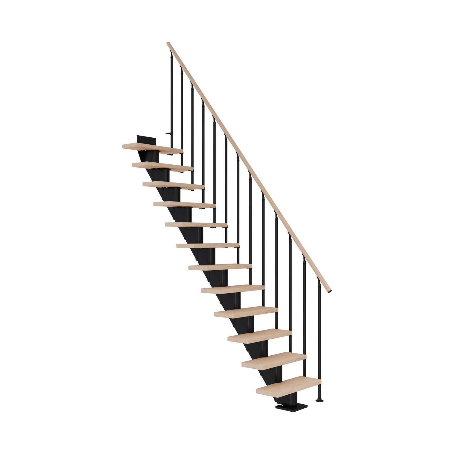 Plassbesparende Trapp Dolle Frankfurt Eik Hvitoljet Rett Classic II