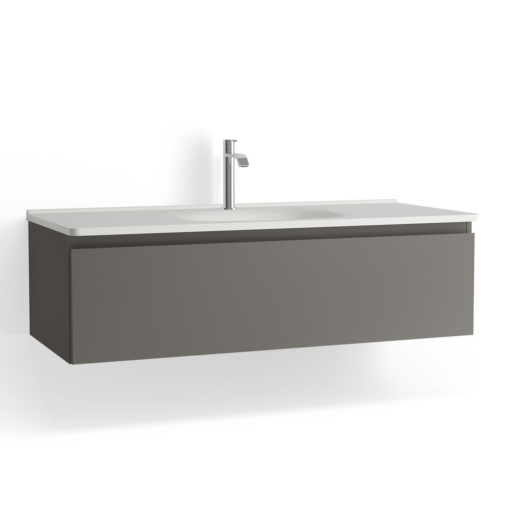 Tvättställsskåp Vedum Flow 1200 Centrerad med 1 Låda