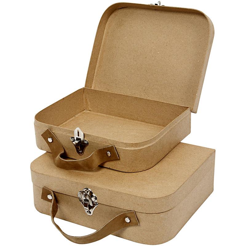 Koffert Creativ Company Str 25,5x20x8 cm 2 stk/1 sett