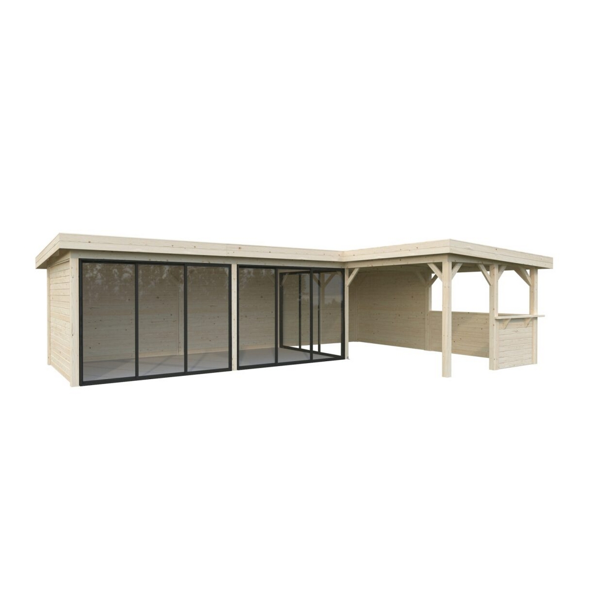 Hagestue Palmako Lenna 33,2 m2 Set 420 Slide