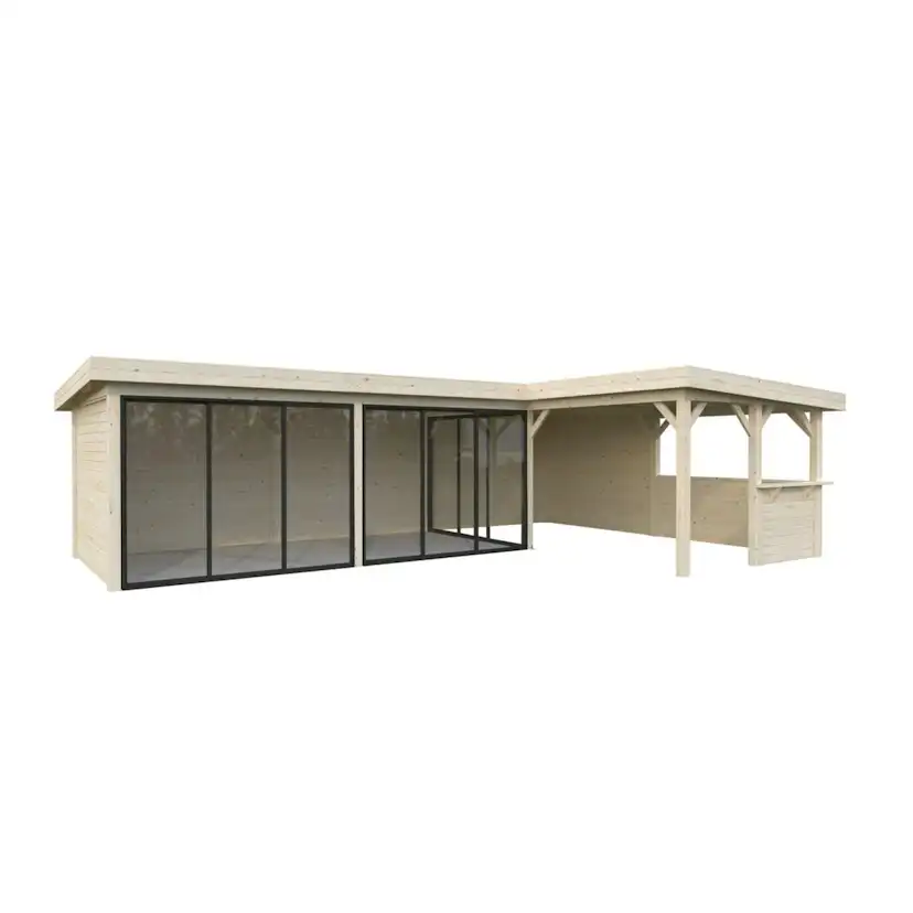 Hagestue Palmako Lenna 33,2 m2 Set 420 Slide