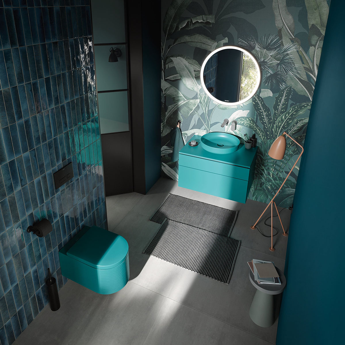 Vägghängd Toalettstol Duravit Millio Grooves