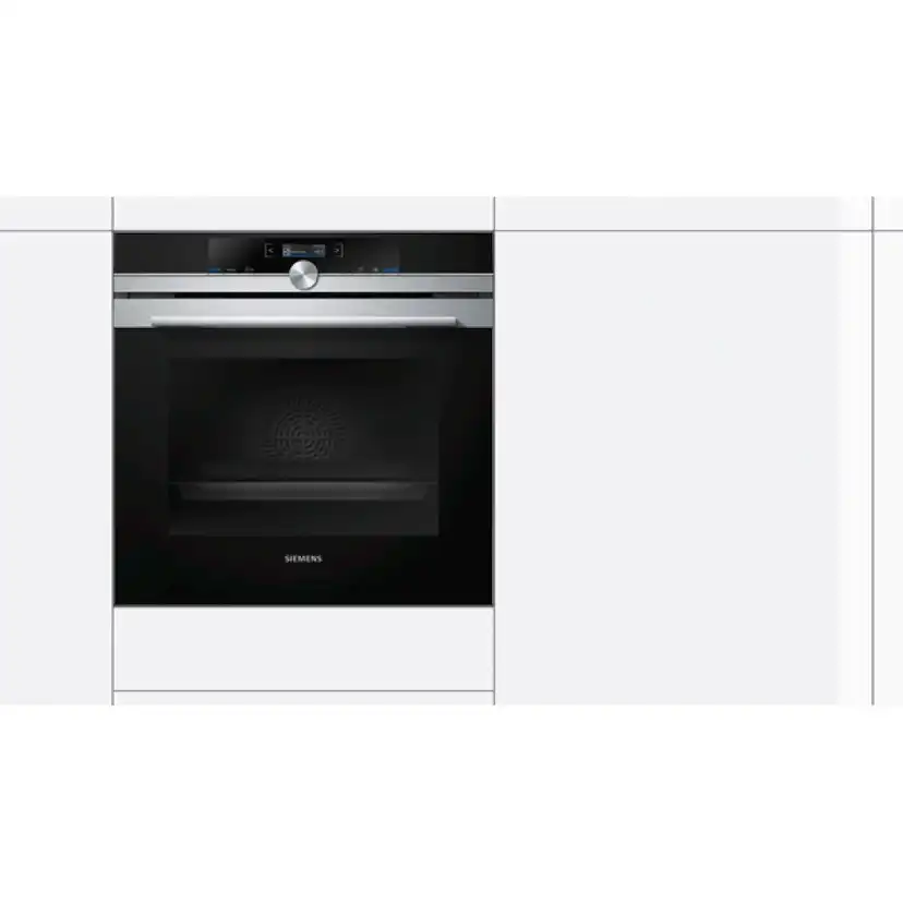 Ovn- og Mikrobølgepakke Siemens HB674GCS1S + BF634LGS1 IQ700 med Selvrens og Termometer