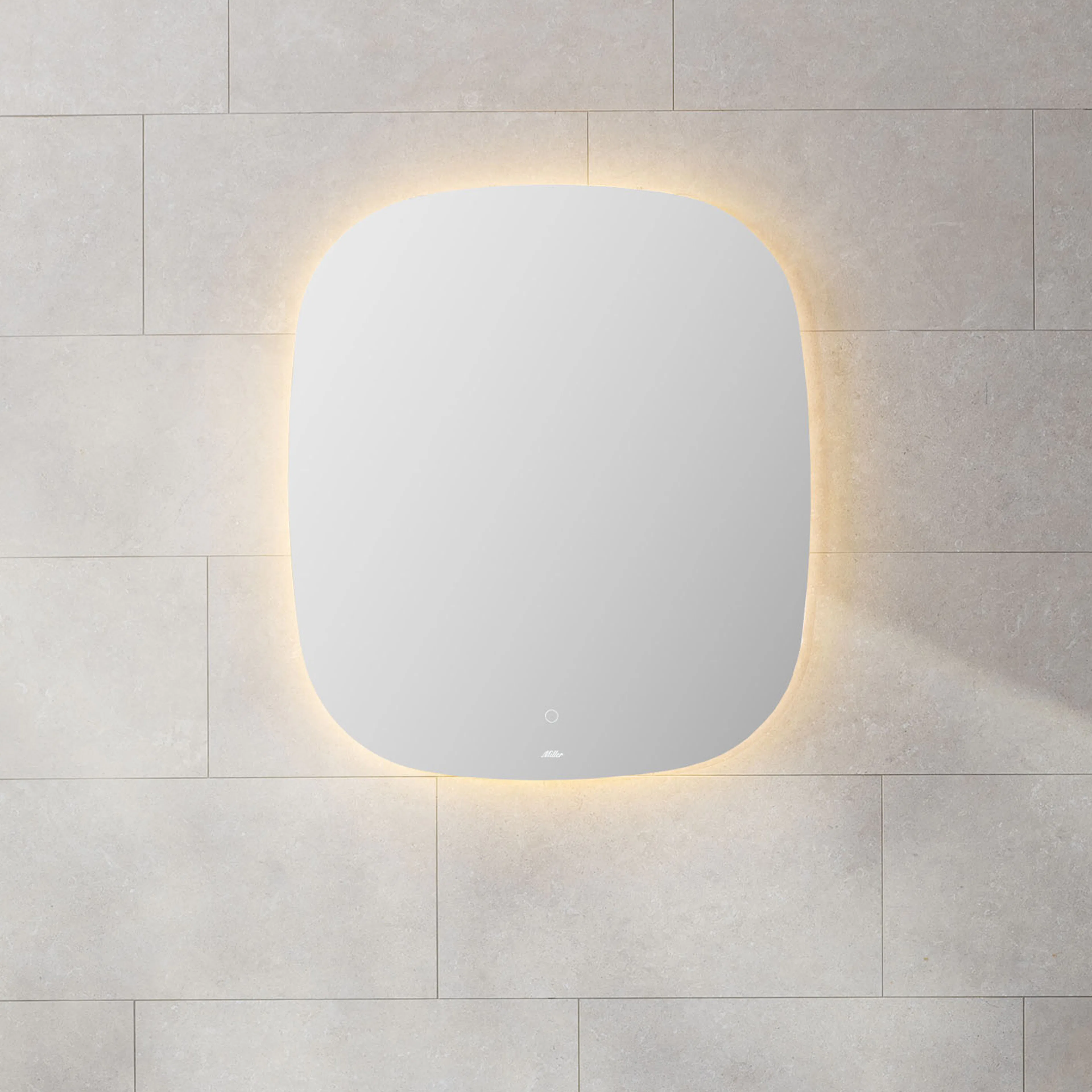 Spegel Miller Badrum Ambient Oval Touch