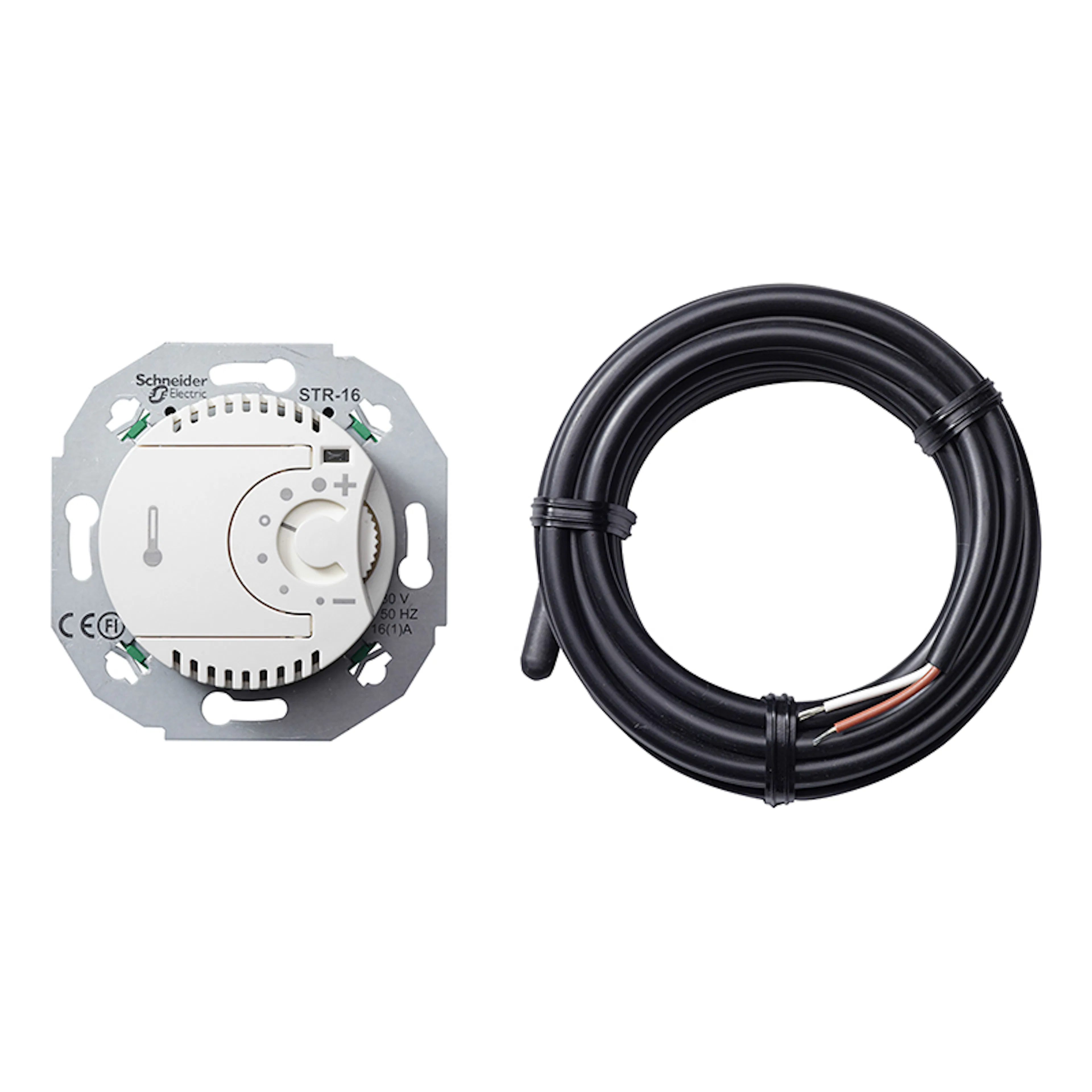 Gulvtermostat Schneider Electric Renova med Sensor Innebygd