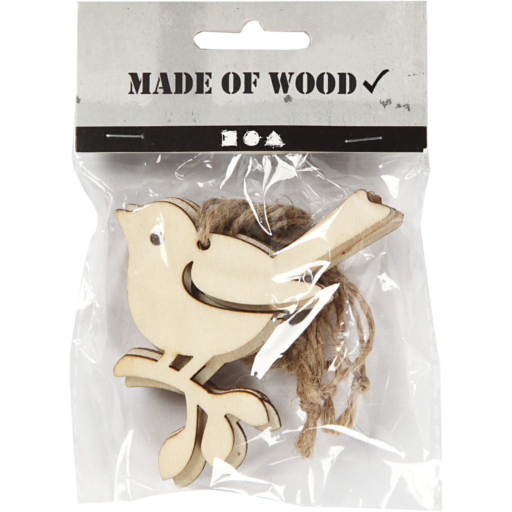 Figurer Creativ Company Fugl 5 stk/1 Pk