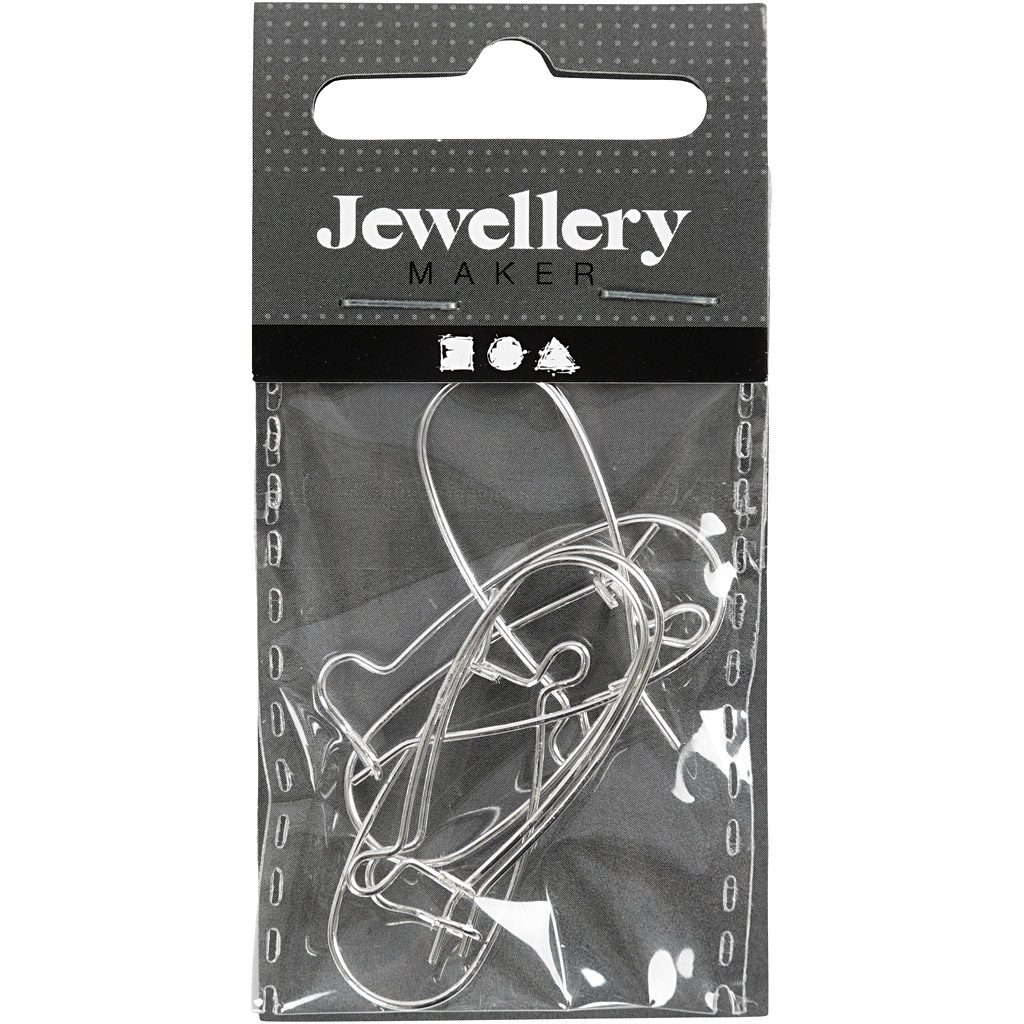 Ørebøyle Creativ Company Forsølvet 25 mm 1 Pk