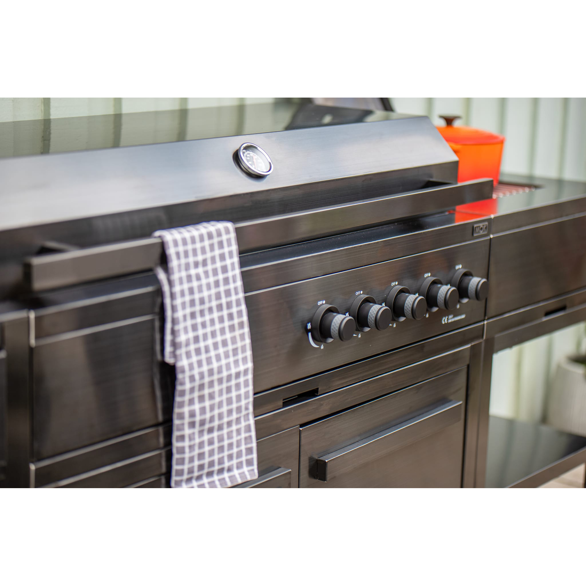 Gassgrill Myoutdoorkitchen Nordic Line Integrerbar 5 Brennere