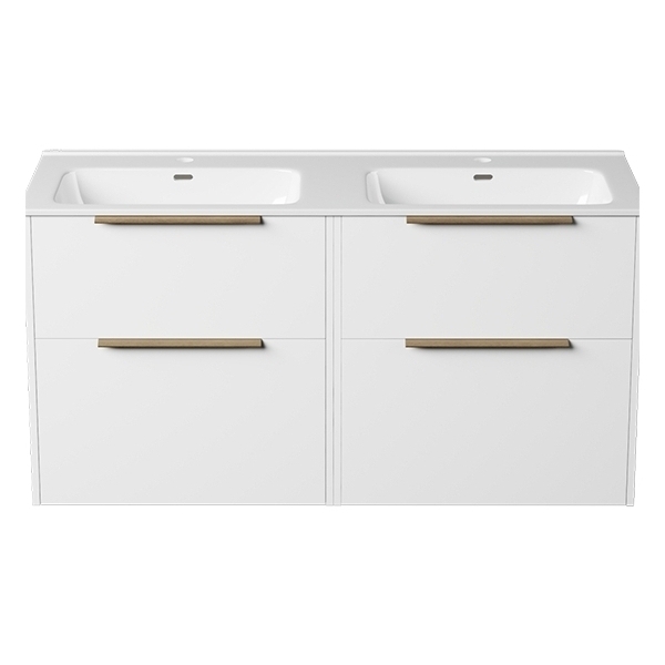 Servantskap FOSSBAD Innovent B120 (2x60) for Heldekkende Dobbel Servant