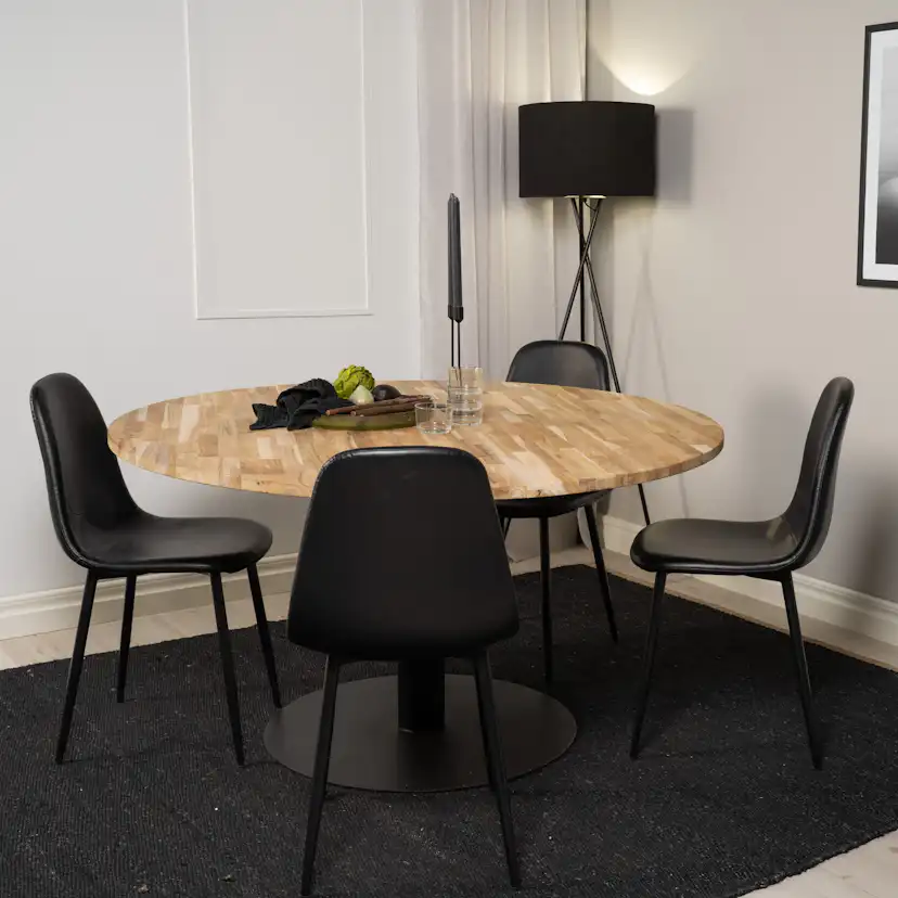 Spisegruppe Venture Home Cornelia med 4 Pobbie Stoler