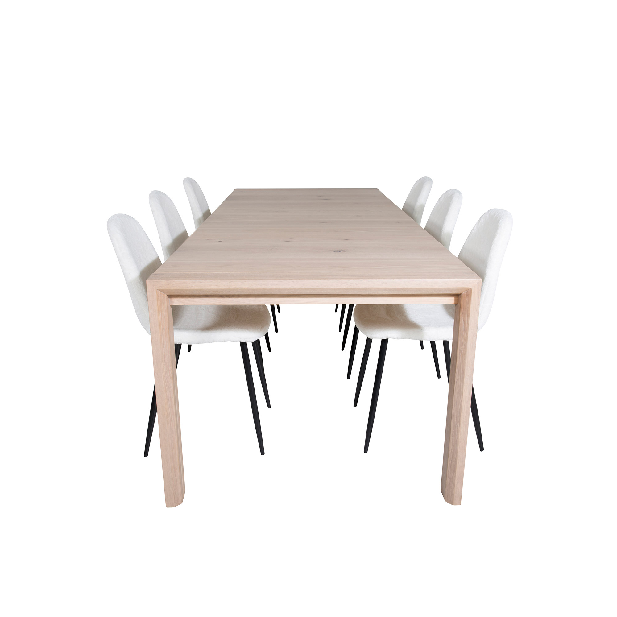 Spisegruppe Venture Home Shy med 6 Pooya Stoler