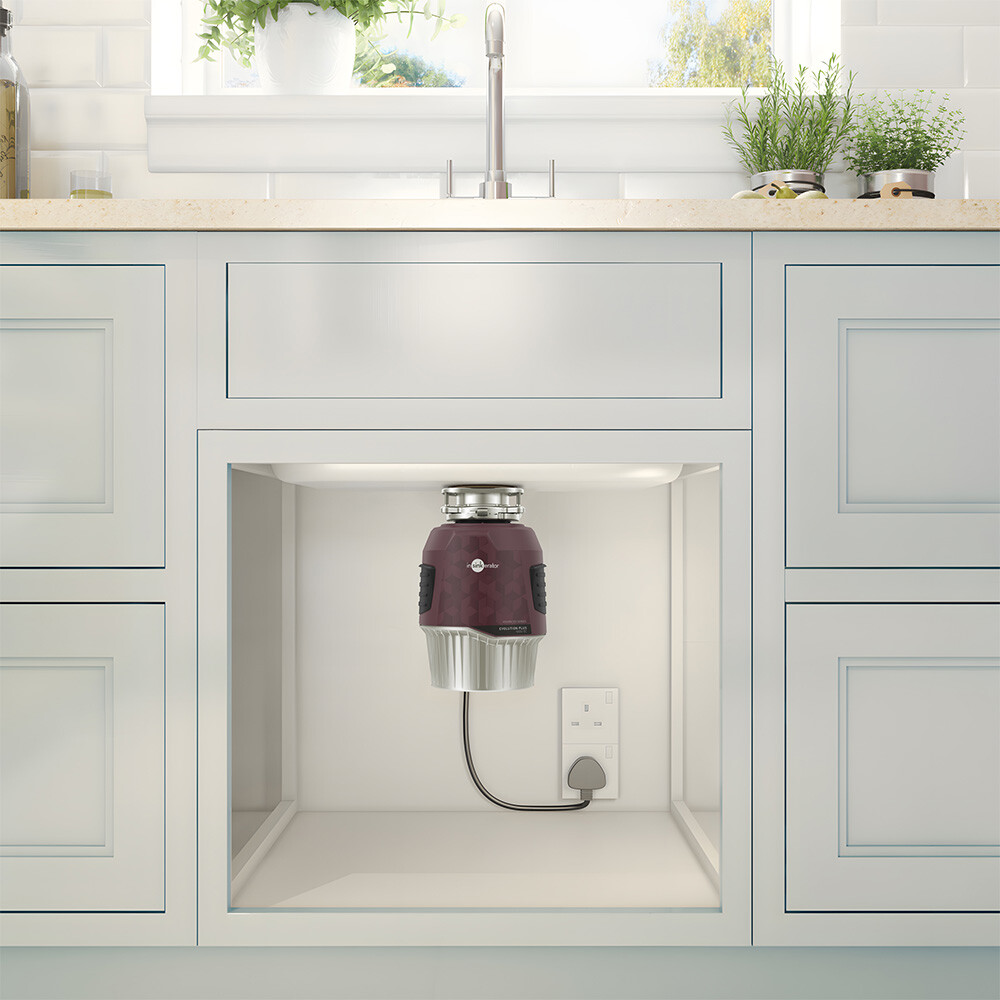 Avfallskvern Insinkerator Evolution Plus 1000 EC Burgundy